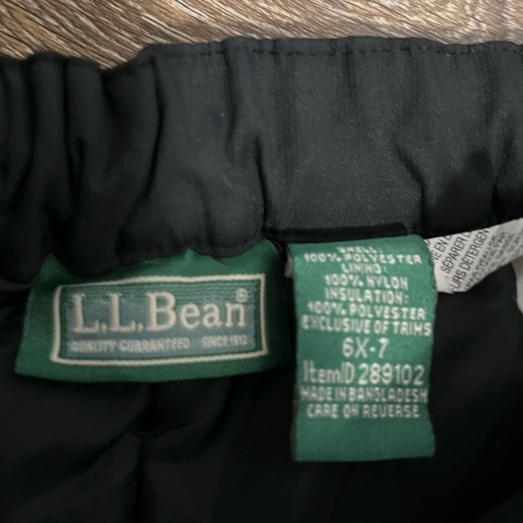 LL Bean Kids' Cold Buster Snow Pants 6x / 7 - Picture 9 of 13
